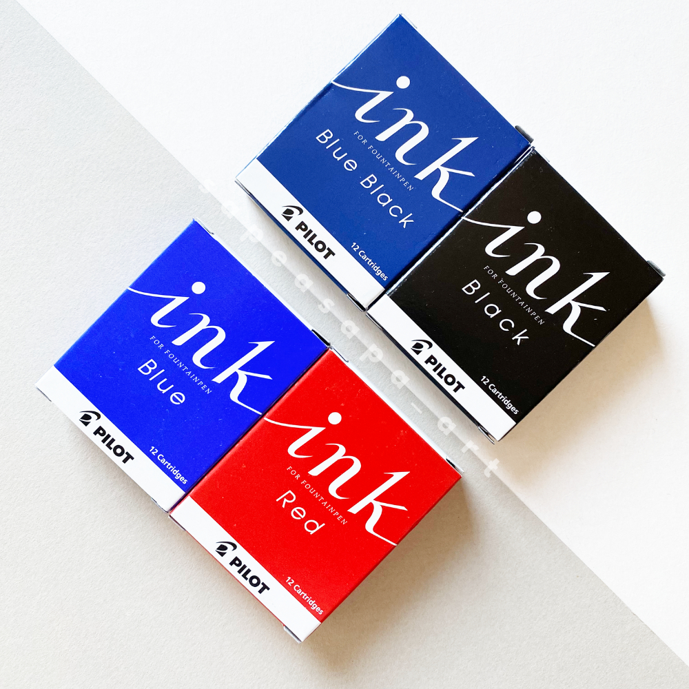 หลอดหมึกซึม PILOT Cartridge เซต 12 หลอด (ใช้กับปากกา pilot)