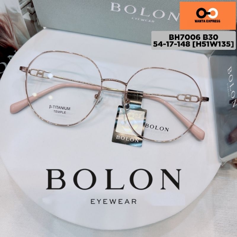 แว่นตาผู้หญิง BOLON TITANIUM BH7006 แท้ พร้อมเลนส์ ตัดแว่น สายตา สั้น ยาว แว่นกรองแสง บลูบล็อก ออโต้ เปลี่ยนสี ตัดเลนส์