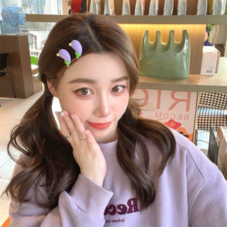Cute 258 กิ๊บติดผม กิ๊บหนีบผมผักสุดคิ้วท์ 2 ชิ้น/แพ็ค