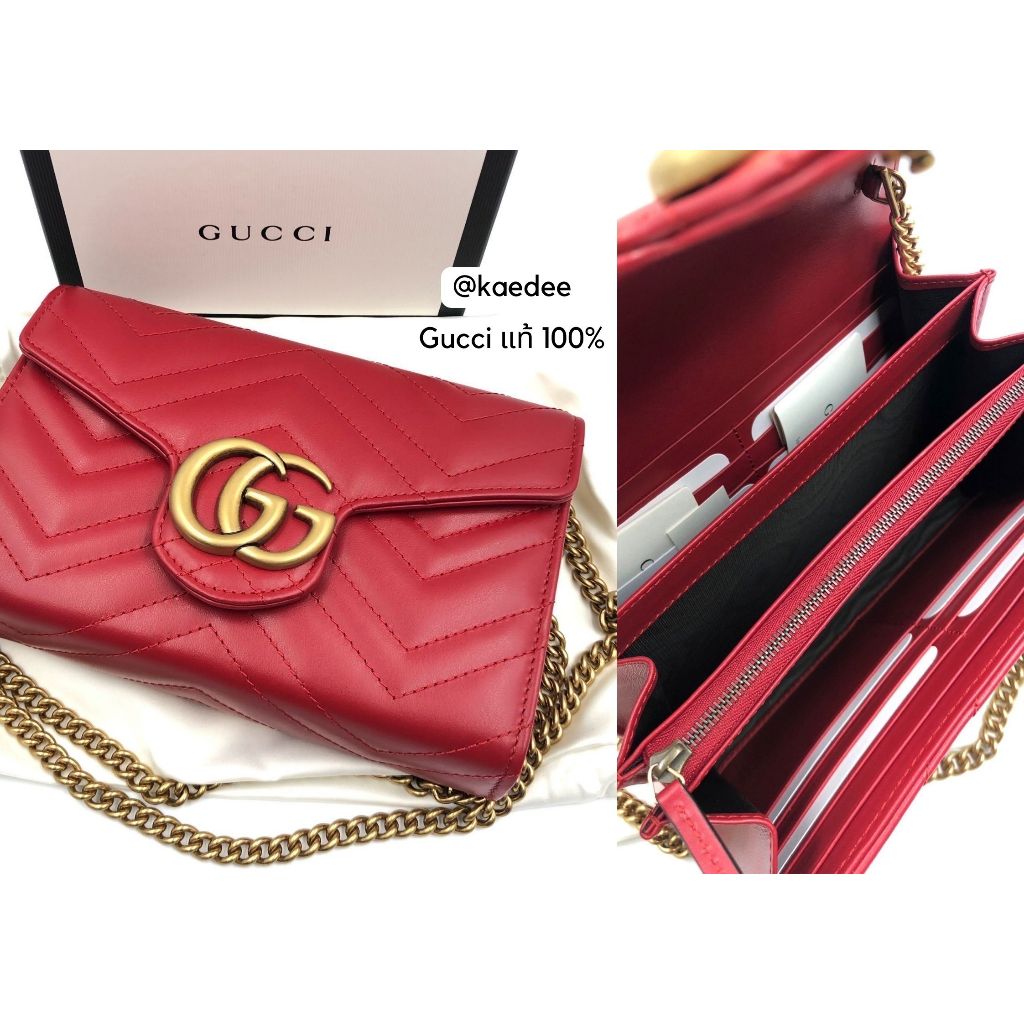 พร้อมส่ง Gucci แท้ 💯% กระเป๋าสะพายข้าง gucci