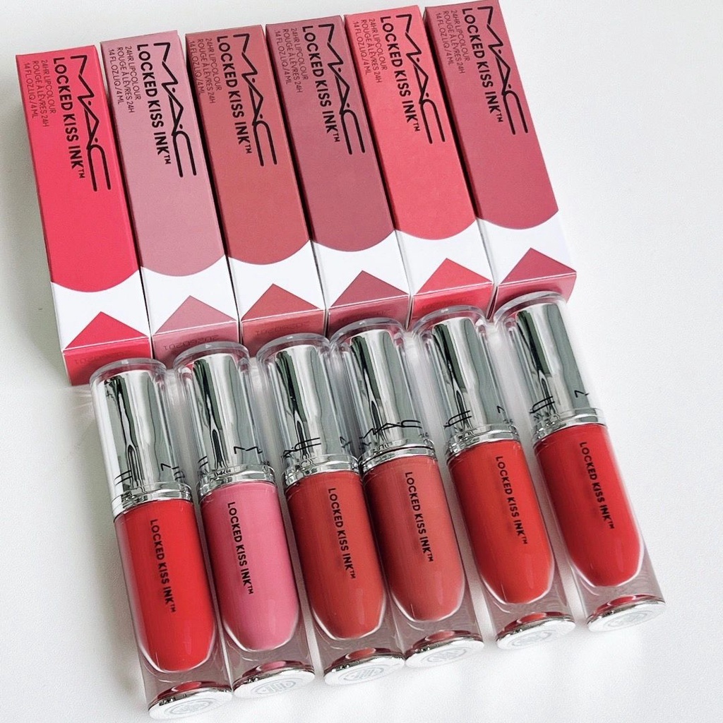 MAC Locked Kiss Ink 24Hr Lipcolour 4ml/ Mac ลิปสติกเนื้อแมท