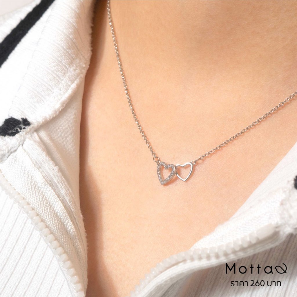 Motta Necklace สร้อยคอ ดีไซส์สวยสะดุดตา ใครคอยังว่าง รีบมาจับรีบมาจอง