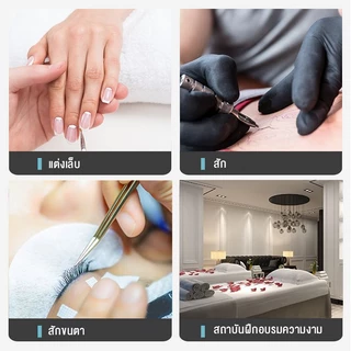 360°หมุนเต็มมุมแสงโคมไฟความงาม！LED แสงเย็นขยายแสง ไฟต่อขนตา ปัก เล็บ พิมพ์คิ้ว เงา โคมไฟพื้น โคมไฟสักคิ้ว โคมไฟต่อขนตา