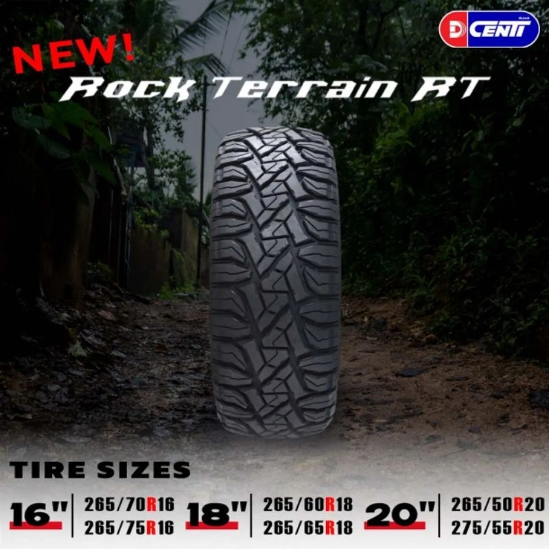 DCENTI ROCK TERRAIN RT 265/70R16  265/75R16  265/60R18  265/65R18  265/50R20  275/55R20 ปี 24
