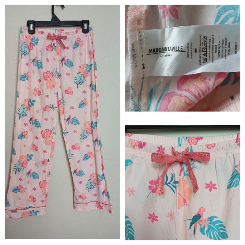 Margaritaville Dreams Pajamas Pants Size SM