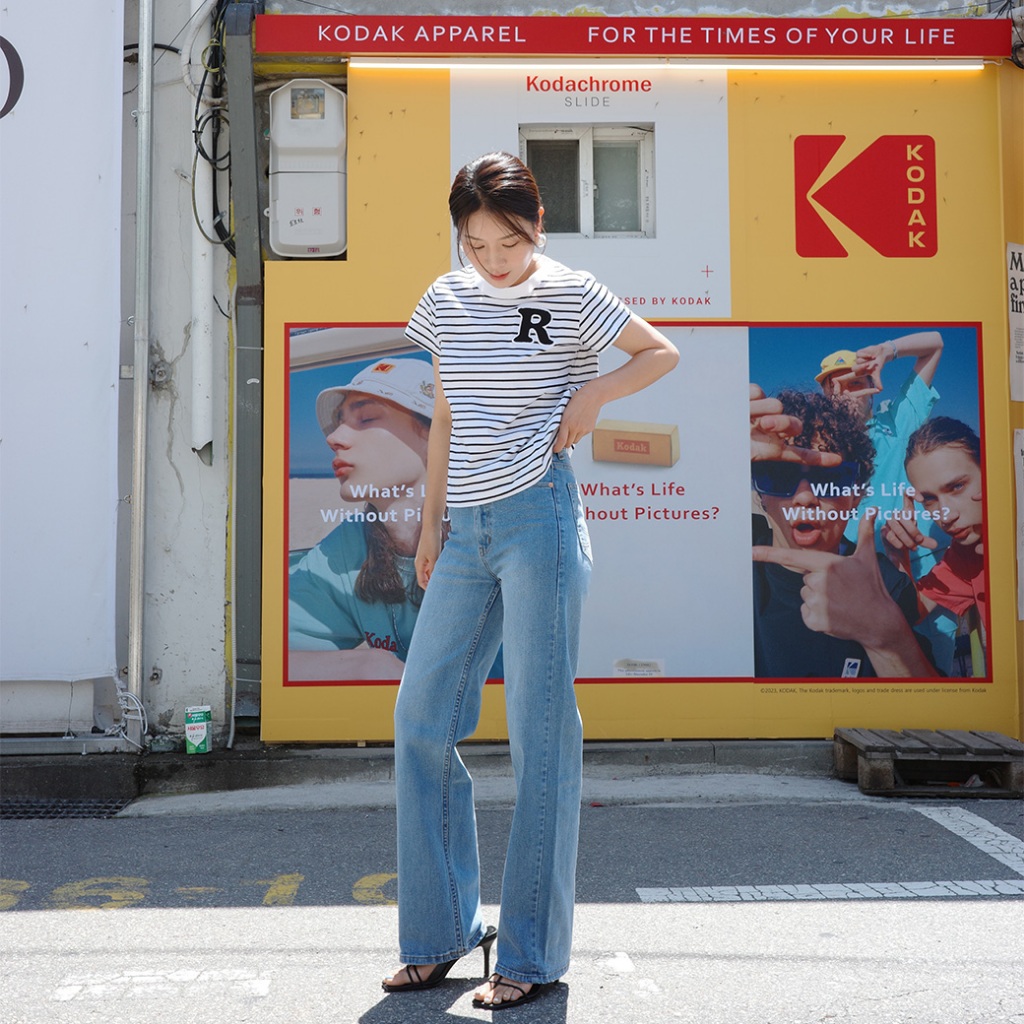 RYA YOU Stretch Jeans ยีนส์ยืด เอวสูง ขายาว ผ้านิ่ม