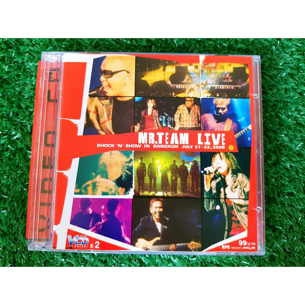 VCD คอนเสิร์ต Mr.Team Live Shock 'N' Show In Bangkok July 21-22 2000