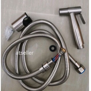 ชุดสายฉีดชำระ ชุดชำระ3ชิ้นฉีดก้น ห้องน้ำสแตนเลสsus304สายยาว1…