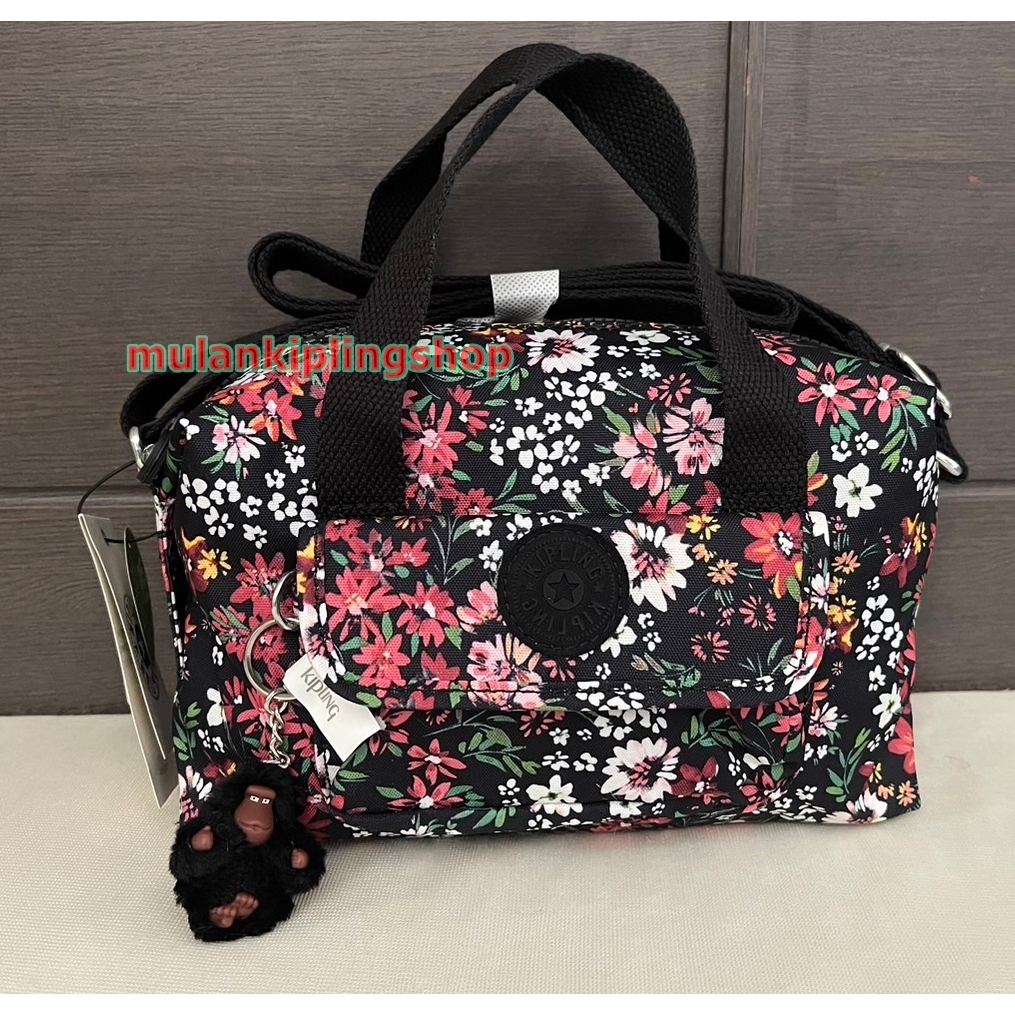 ส่งฟรีEMS Kipling  Brynne Handbag - Midnight Floral