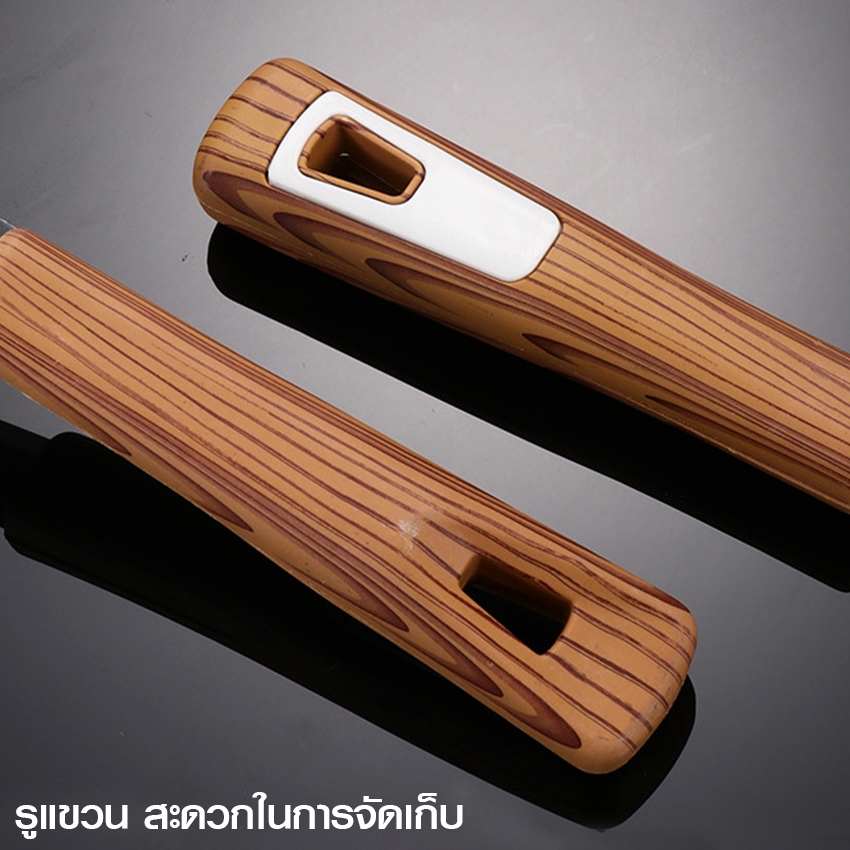 Marino Home กระชอนสแตนเลส กระชอนลวก ด้ามไม้ ความถี่สูง No.Y1914 - รูปที่ 4