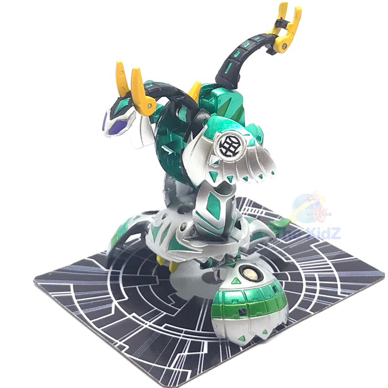 บาคุกัน Bakugan Green Ventus Altair & Wired LYNC's Combat Set (Metallic Custom Painted)