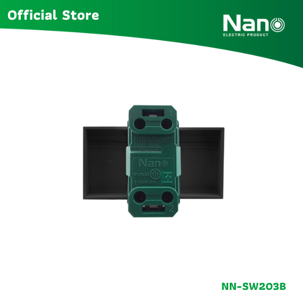 NANO สวิตซ์ 2 ทาง ขนาด 3 ช่อง Classic series (1 ชิ้น/กล่อง ) รุ่น NN-SW203