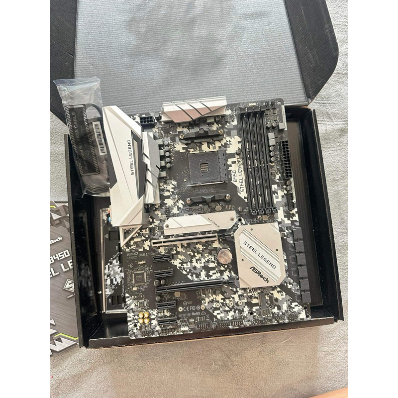 MAINBOARD (เมนบอร์ด) ASROCK B450 STEEL LEGEND (DDR4) (SOCKET AM4) (ATX)