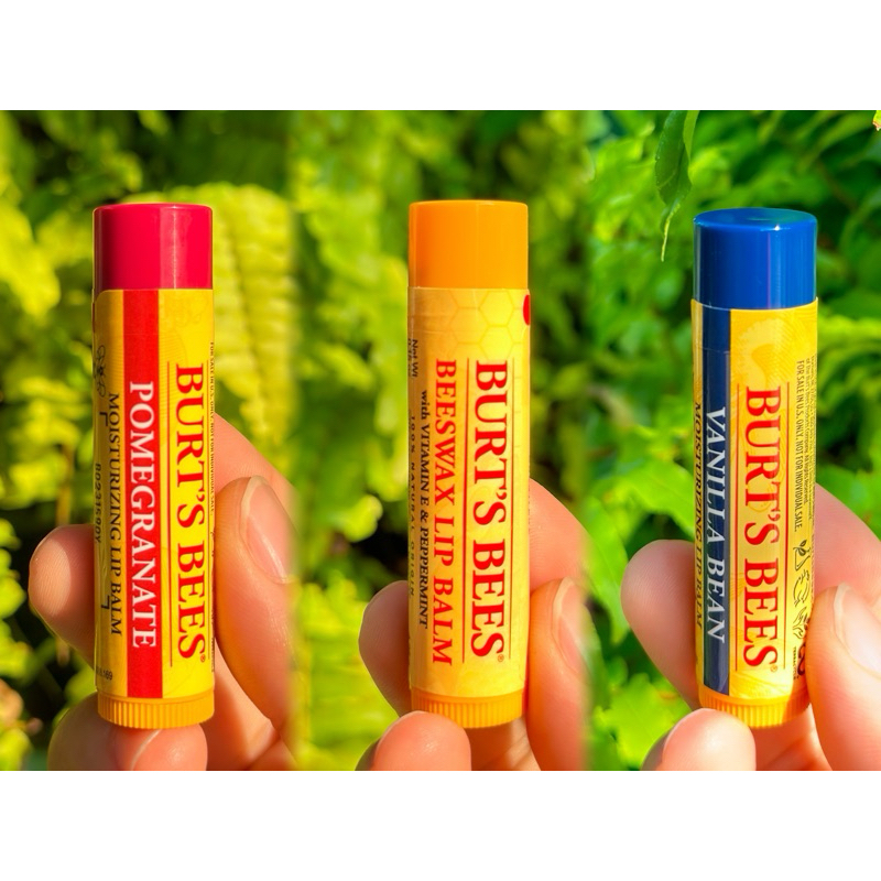 Burt's Bees Lip Balm ลิปบาล์ม ลิปมัน ลิปแคร์ แท้ จาก (ลิปบังทัน ลิปจองกุก วี จิน นัมจุน)