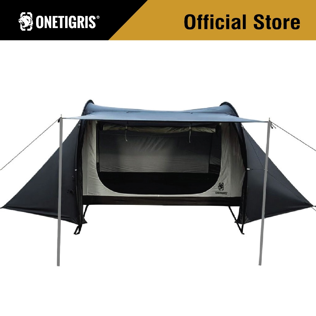 Onetigris เต็นท์ รุ่น  COMETA Camping Tent (Black Tigris) เต็นท์ตั้งเเคมป์ขนาดใหญ่ เต็นท์กันฝน เต้นท์สนามเดินป่า