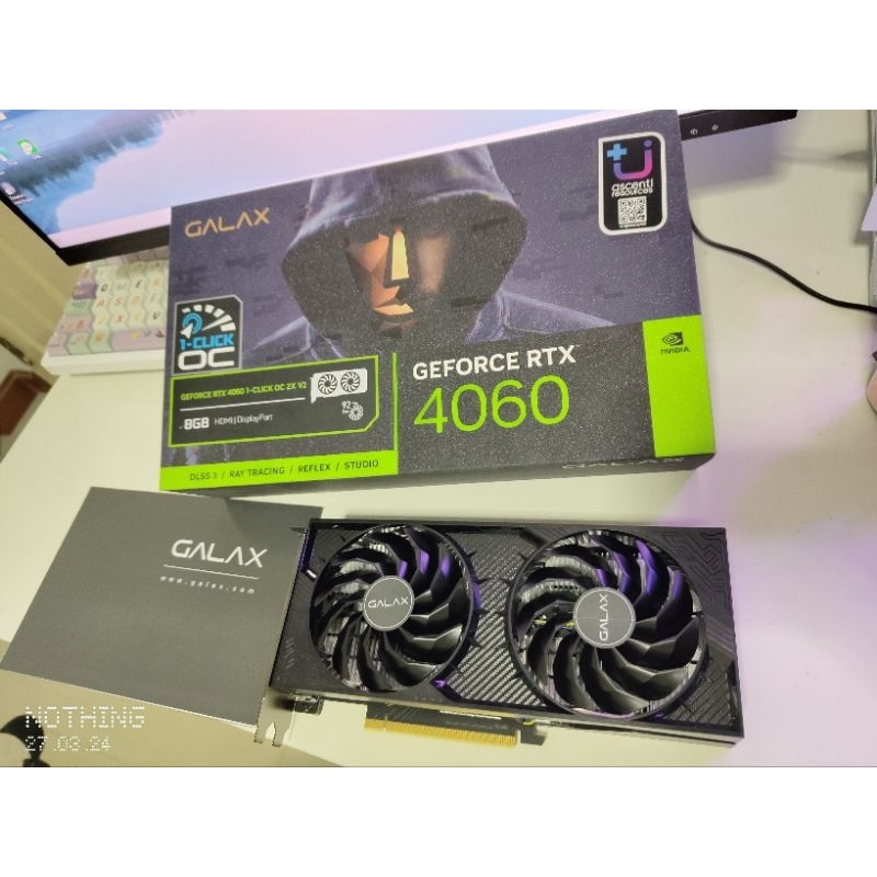 rtx 4060 galax 1 click oc มือสอง