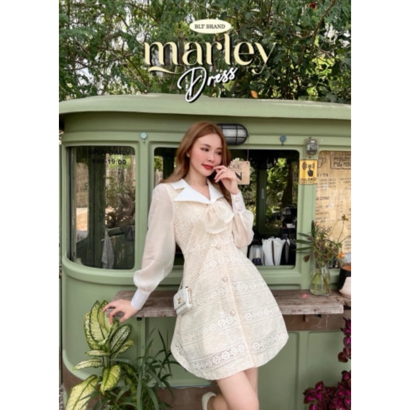 🤍 NEW BLT BRAND MARLEY DRESS CREAM SIZE M