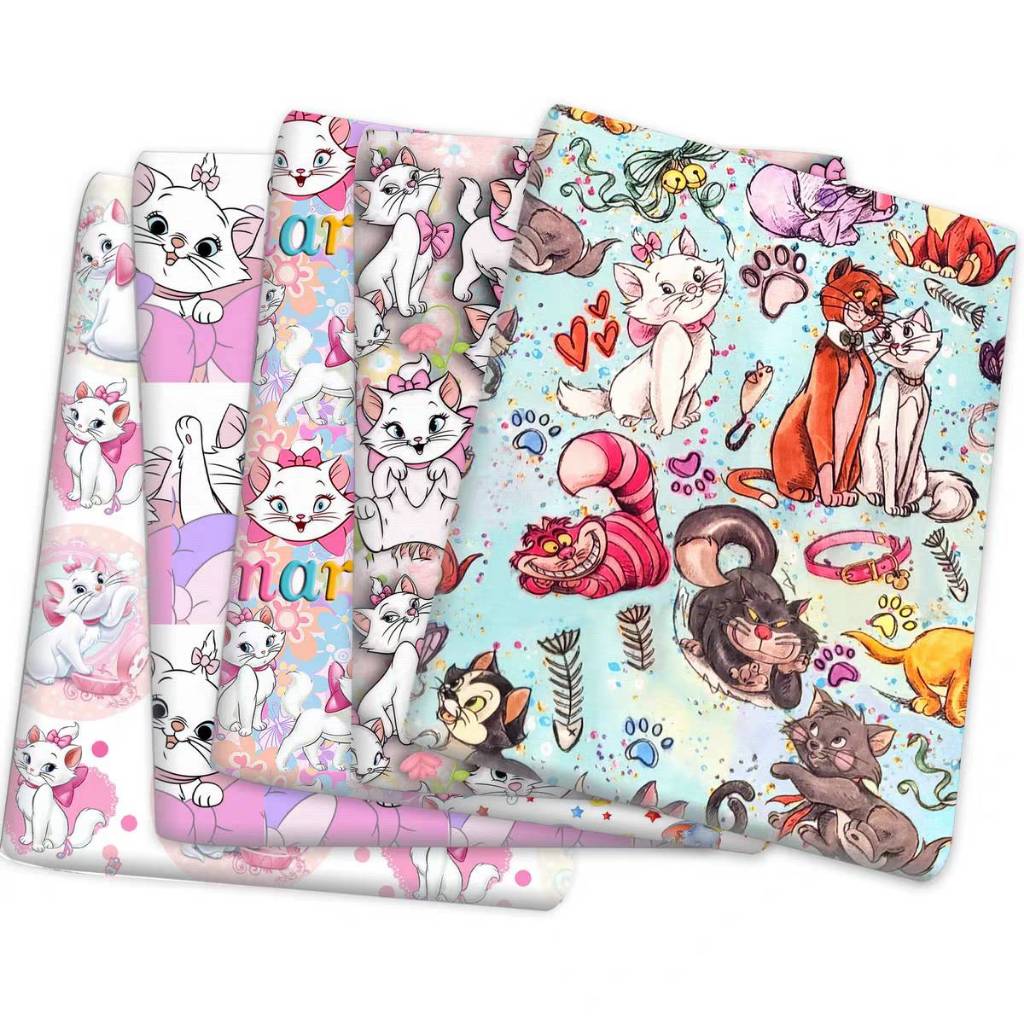 Preorder-ผ้าโพลีผสมคอตตอน พิมพ์ระบบDigital หน้ากว้าง145ซม. Polyester 65%, Cotton 35%