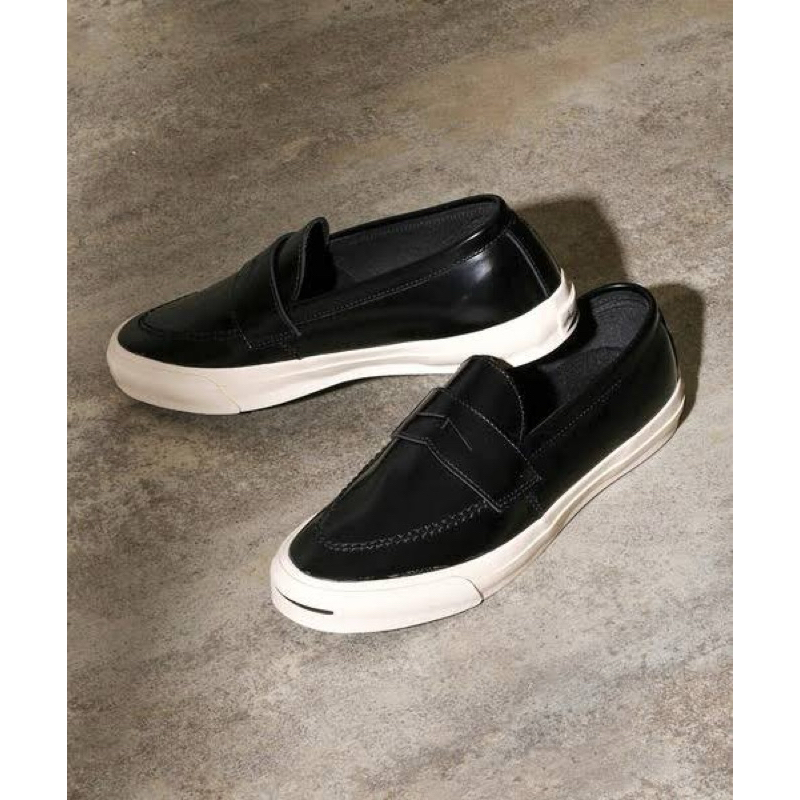 [ของแท้พร้อมส่ง💯] CONVERSE JACK PURCELL LOAFER RH LEATHER มือสอง