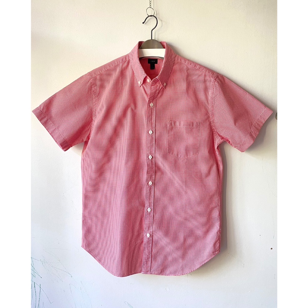 เสื้อเชิ้ตผู้ชาย แขนสั้น แบรนด์แท้ มือสอง J.CREW