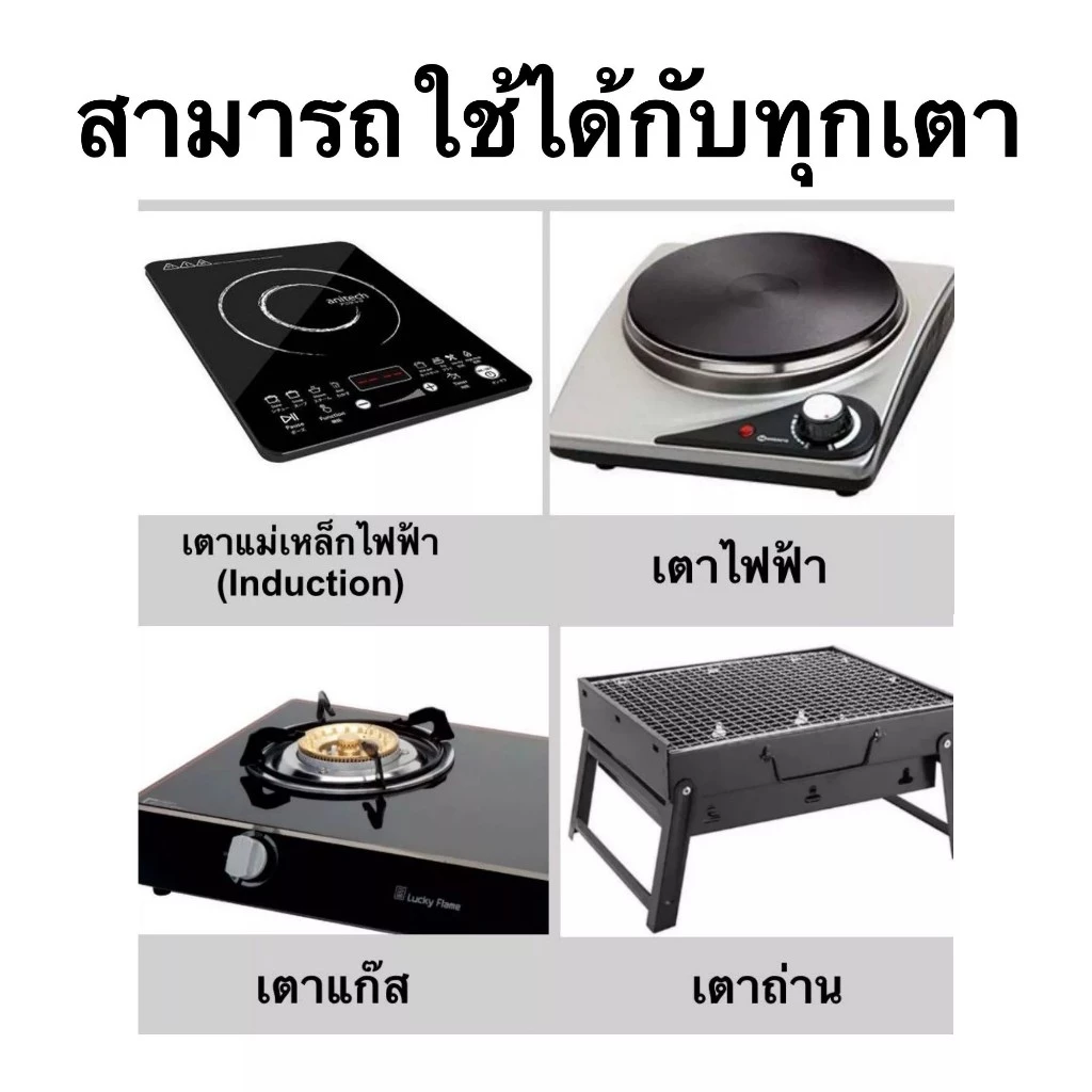 หม้อนึ่งฝาใส 2/3ชั้น ขนาด28cm. หม้อสแตนเลสอเนกประสงค์ ใช้กับเตาแม่เหล็กไฟฟ้าได้ thumbnail 3