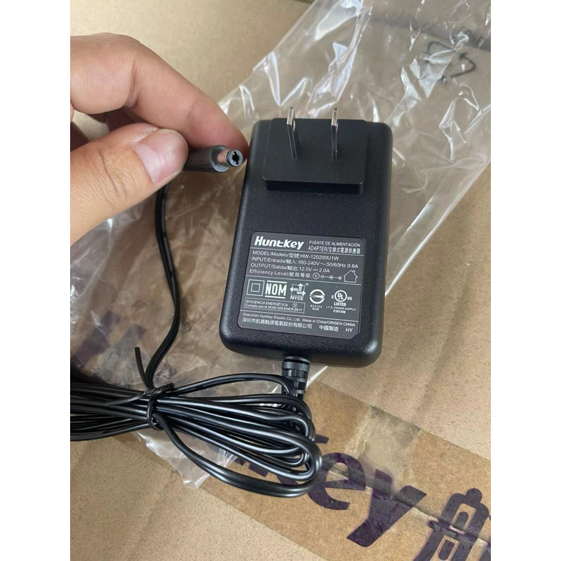 DC อะแดปเตอร์ Adapter 12V 2A-2.5A(DC 5.5 x 2.1MM)(huntek) ของแท้สายยาว1.5เมตร