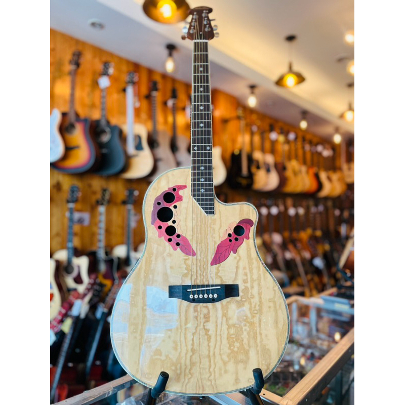 กีต้าร์หลังเต่า#หลังเต่าสไตล์_ovation Adaltis รุ่น kd41  “กลิ่นอายแห่งยุค 90”  กำลังจะมา♥️♥️ 💥มี 2 ลายให้เลือก ✔️ลายไม้