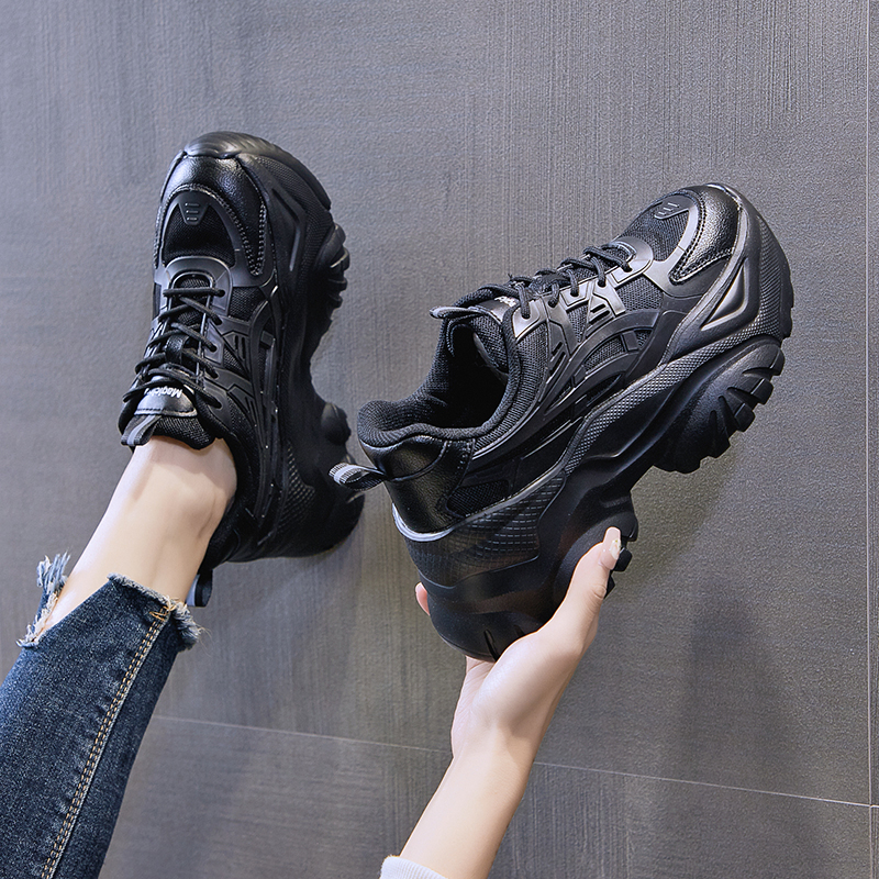 ✨จัดส่งใน24ขั่วโมง ✨รุ่นใหม่สุดฮิต สไตล์เกาหลีรองเท้าออกกำลังกาย Sneaker พื้นหนาสูง ใส่เข้ากับทุกชุด - รูปที่ 7