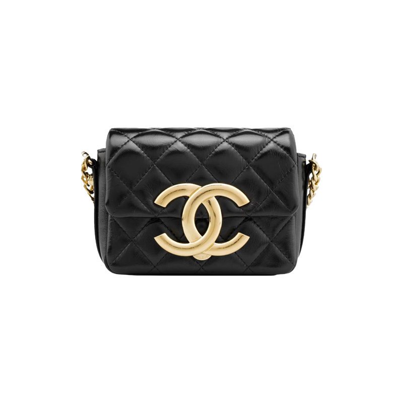 Chanel/หนังแกะ/กระเป๋าโซ่/กระเป๋าสะพาย/กระเป๋าสะพายข้าง/AP3208/ของแท้ 100%
