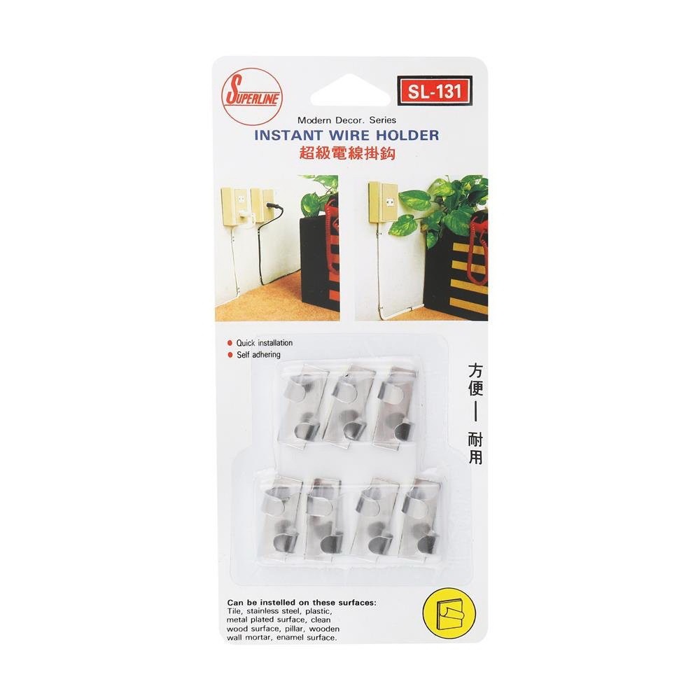 ขอแขวน SL 131 สแตนเลส (1x7)  Brand SUPERLINE  ขอแขวนสแตนเลสติดผนัง