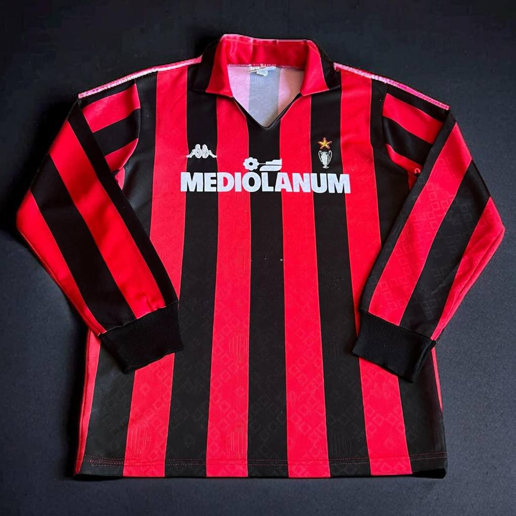 **เสื้อบอลแท้** KAPPA - AC MILAN 1989/90 📌มือสอง