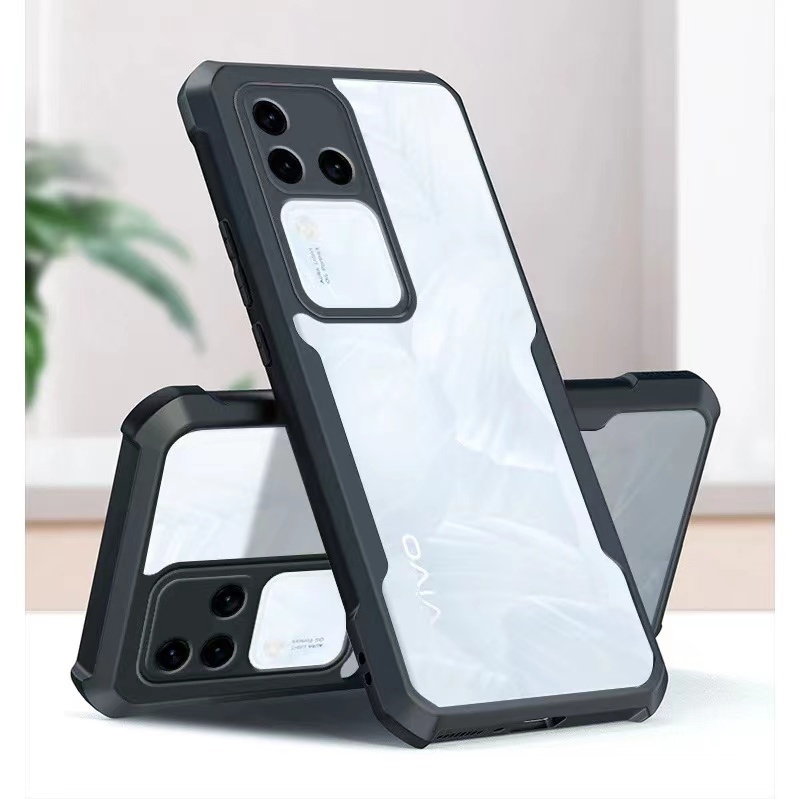 เคสขอบสี หลังใส สำหรับVivo V30 Pro เคสกันกระแทก V30Pro ราคา ถูกที่สุด ดีลบีเคเค