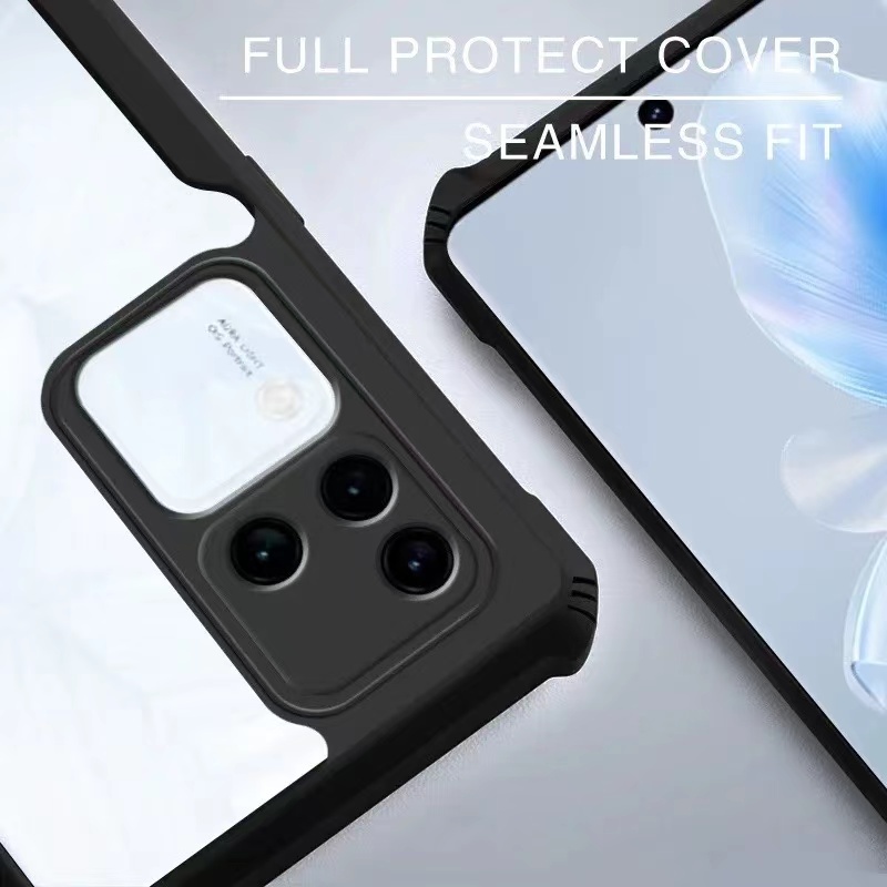 เคสขอบสี หลังใส สำหรับVivo V30 Pro เคสกันกระแทก V30Pro ราคา ถูกที่สุด ดีลบีเคเค แกลเลอรีภาพที่ 5