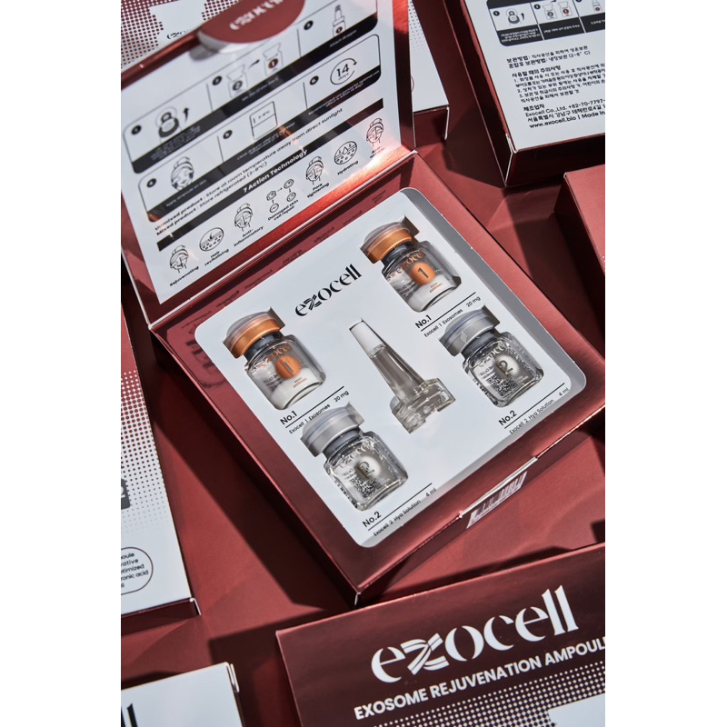 [L6330] EXOCELL Exosome Rejuvenation Ampoule 1.2 พันล้านเซลล์ เอ็กโซโซมสด สเต็มเซลล์สด stemcellสด แบบทาทุกวัน