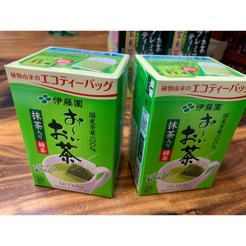ชาเขียวญี่ปุ่น อิโตเอ็น ITOEN Oi Ocha Japanese Green Tea ชนิดซอง 20 ซอง*2 กล่อง