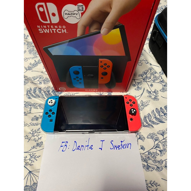 Nintendo Switch Oled สีนีออน มือสอง