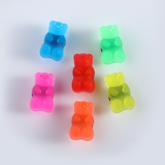 พร้อมส่งในไทย ขายดี มี6สี ตัวติดรองเท้า จิบบิท หมีเยลลี่ 3D Charm jibbitz DIY งานสวย หนา
