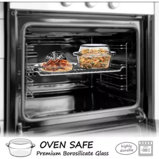 ชามไมโครเวฟ ชามแก้ว ชามเตาอบ ถาดแก้วอบ ชามแก้วมีฝาปิด Glass Mixing Bowls Chef Bowl Salad Bowl 0.65L 1L 1.5L 2.5L