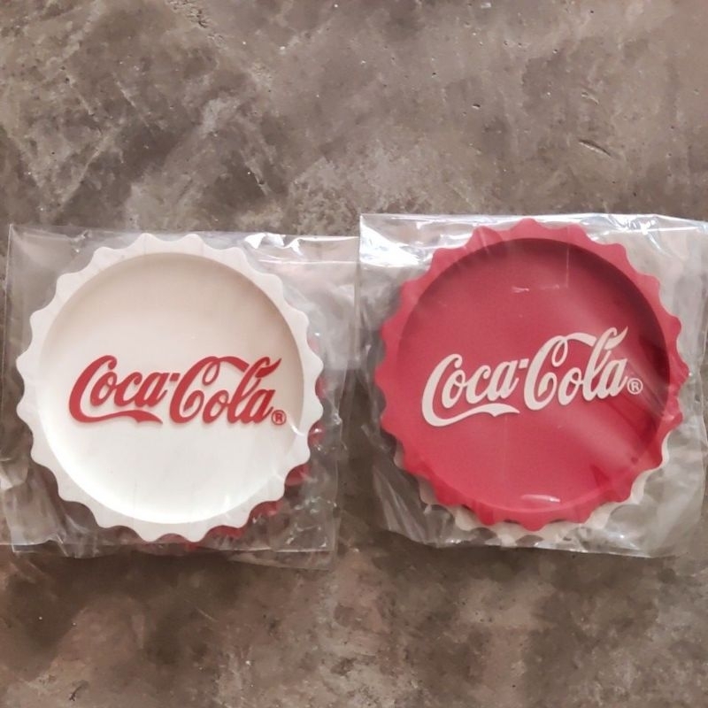 (ของสะสมยังไม่เคยใช้งาน) ที่รองแก้ว Coca Cola ลิขสิทธิ์แท้
