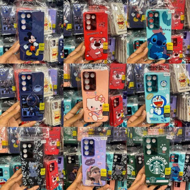 เคสกำมะหยี่การ์ตูนโครเมียมกล้อง รุ่น VIVO Y200(5G)/Y100(5G)!ตรงรุ่น! เคสลายการ์ตูนกำมะหยี่ด้านใน สินค้าพร้อมส่งในไทย
