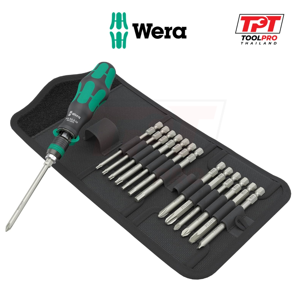 Wera *รุ่นใหม่ 2024* ชุดไขควงก๊อกแก๊ก, Ratcheting Screwdriver Set, KK 838 RA-R M Set 1 (05051061001)