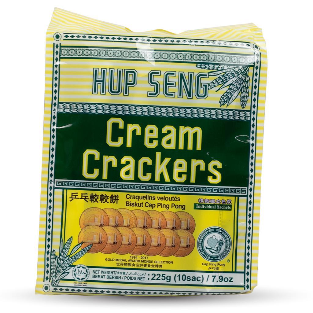 พร้อมส่งขนมปัง HUP SENG Cream Crackers&SUGar Crackers สินค้านำเข้าอร่อย