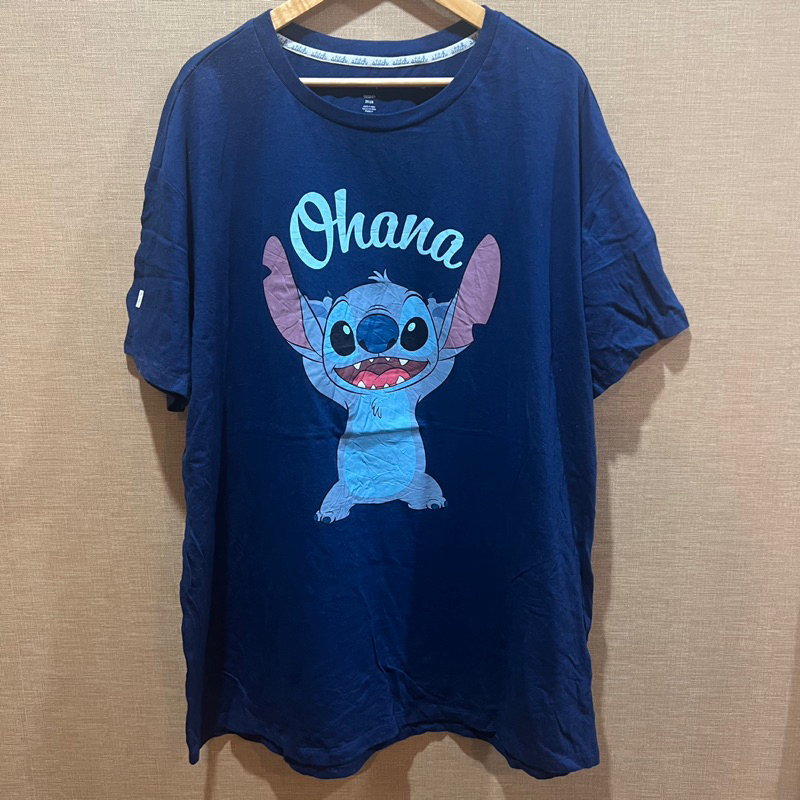 เสื้อยืด disney Stitch Ohana Size 2XL (D354)