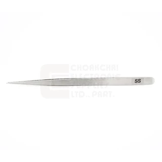 Cadik แหนบ สแตนเลส ปากแหลม ยาว 140มม รุ่น SS คุณภาพสูง Anti-Magnetic (Stainless Steel Tweezers) ฟอร์เซป ปากคีบ Forceps