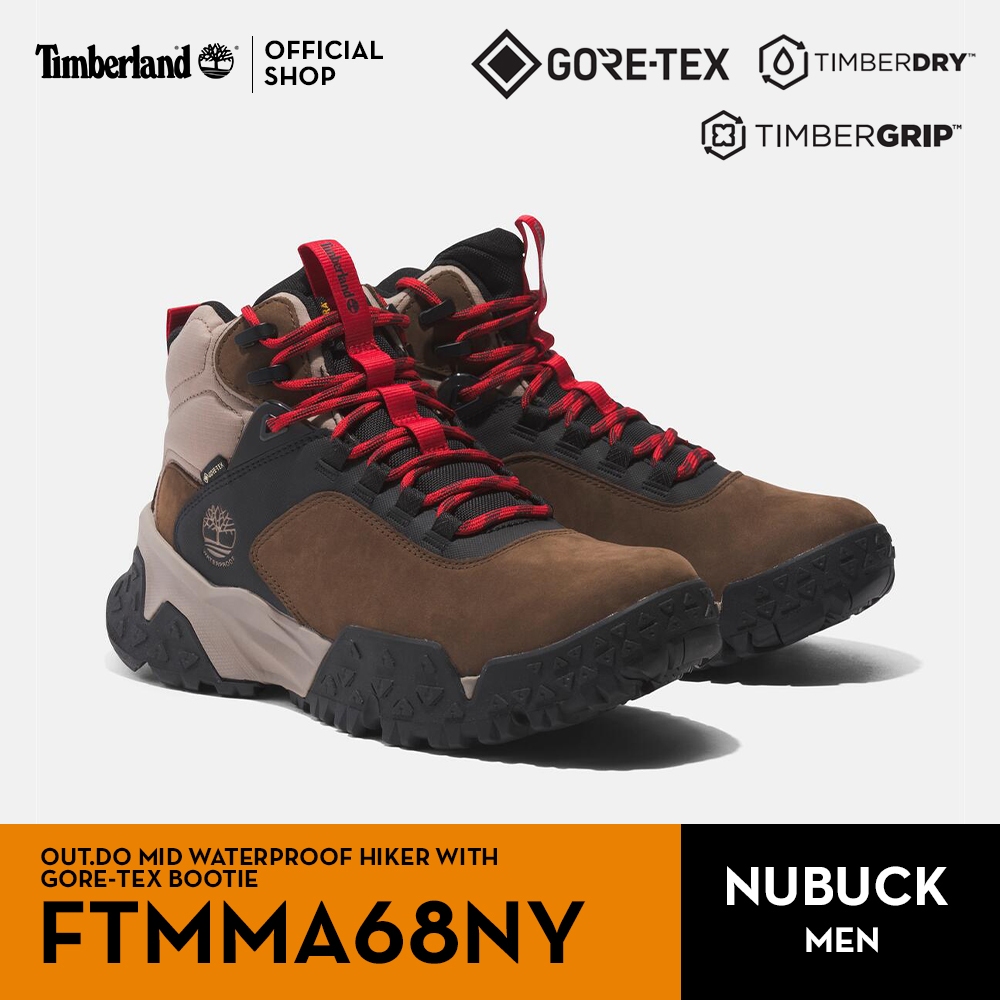 Timberland Men's  OUT.DO Mid Waterproof Hiker with GORE-TEX Bootie รองเท้าผู้ชาย (FTMMA68NY)