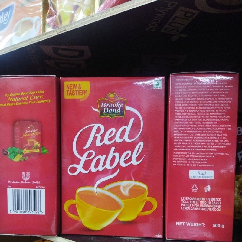 Red label tea 500g. (Brooke Bond )