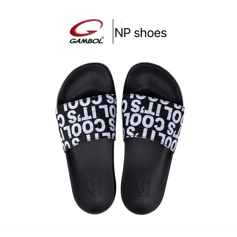 [ลูกค้าใหม่ราคา 1 บาท ]🍀GAMBOL แกมโบล รองเท้าแตะสวมผู้หญิง/ผู้ชาย GM 42181 Size 36-43
