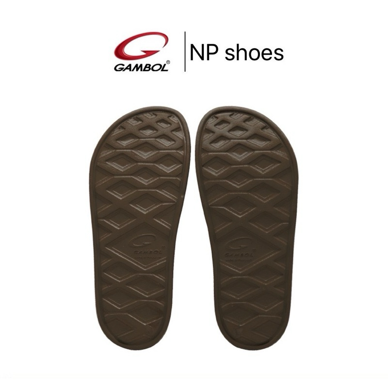 [ลูกค้าใหม่ราคา 1 บาท ]🍀GAMBOL แกมโบล รองเท้าแตะสวมผู้หญิง/ผู้ชาย GM 42181 Size 36-43