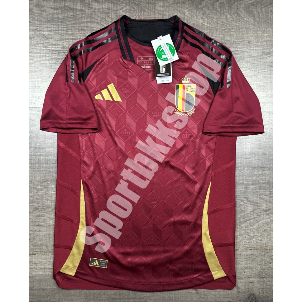 [Player] - เสื้อฟุตบอล ทีมชาติ Belgium Home  เบลเยี่ยม เหย้า Euro ยูโร 2024