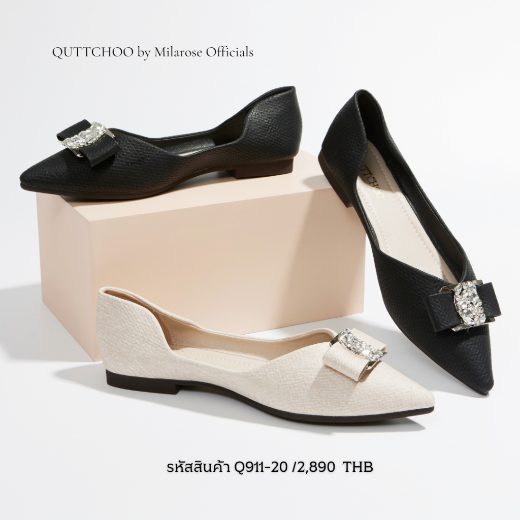 รองเท้าหนังVegan leather Shoesรุ่นQT911-20